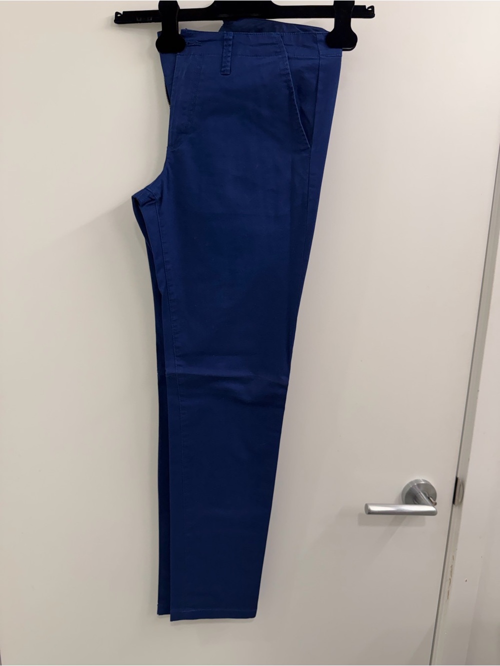 Armani Exchange Royal Blue Tapered Chino Pants
